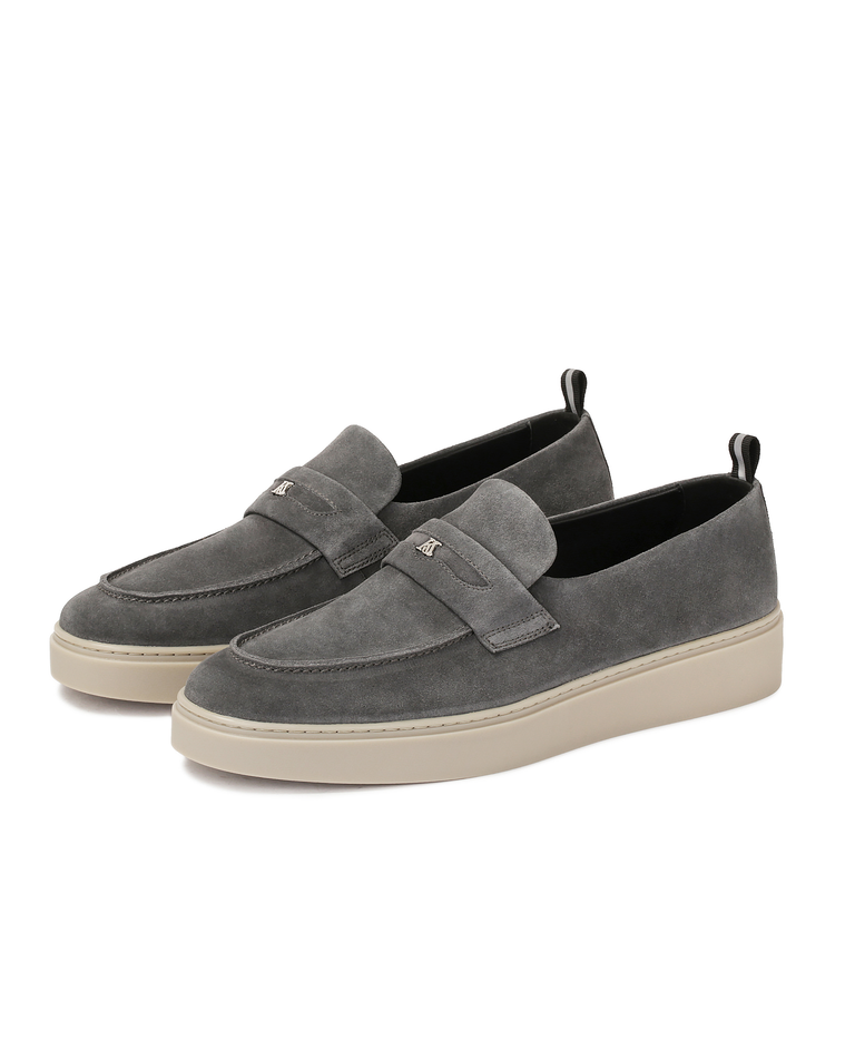Zamszowe loafersy z podeszwą typu sneakers KS ETIENNE - Image #3