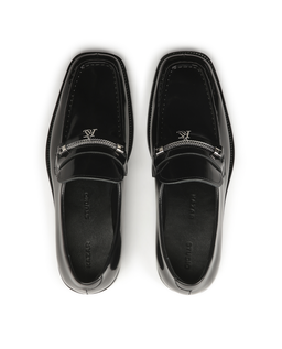 Czarne loafersy z biżuteryjną ozdobą KS GASTON - Image #5