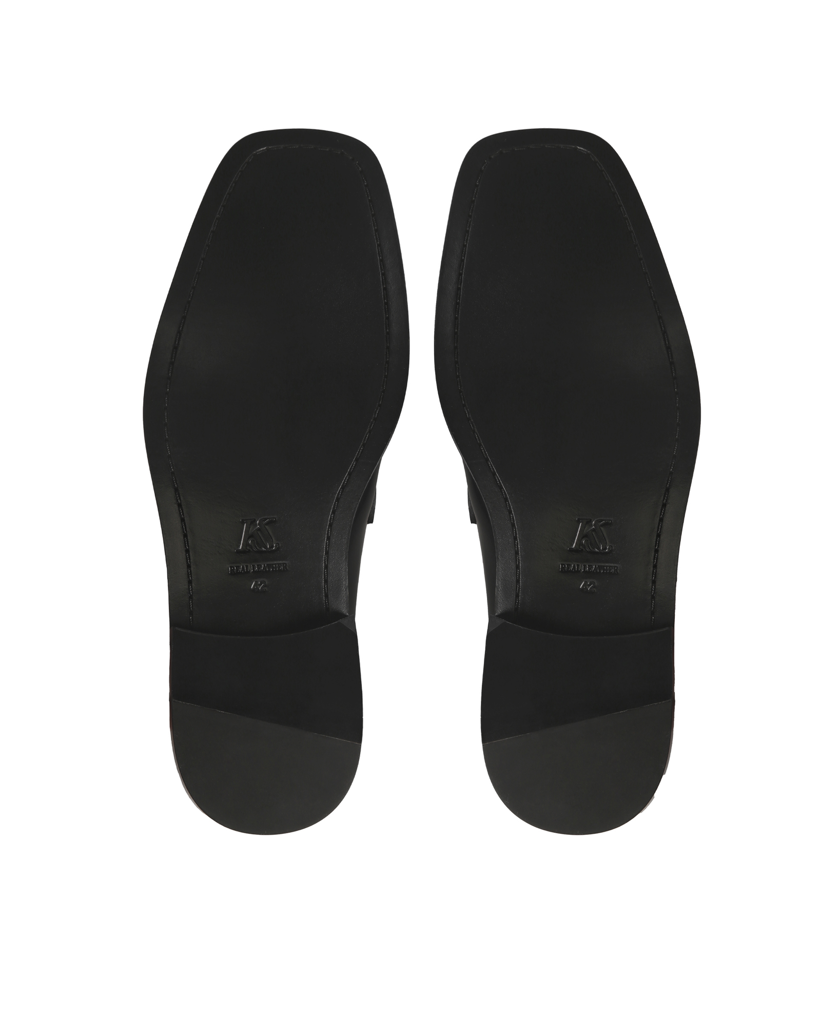 Czarne loafersy z biżuteryjną ozdobą KS GASTON - Image #6