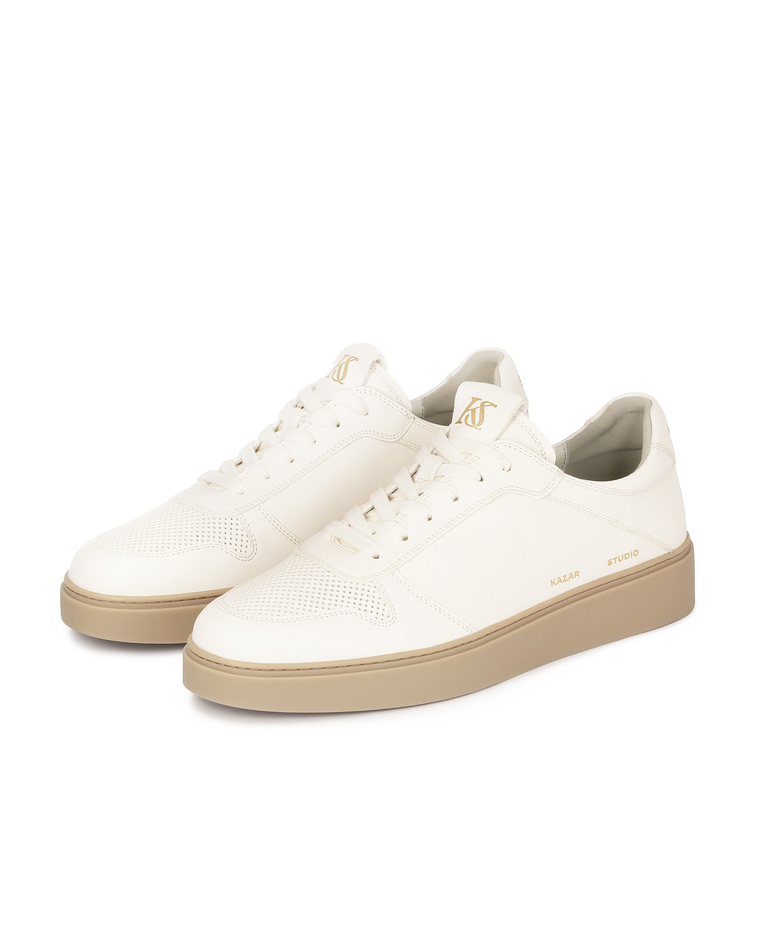Komfortowe sneakersy męskie z logowaniem KS ETIENNE