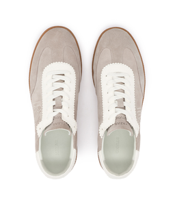 Sneakersy o linii retro z kontrastem faktur KS ALEXIS - Image #5