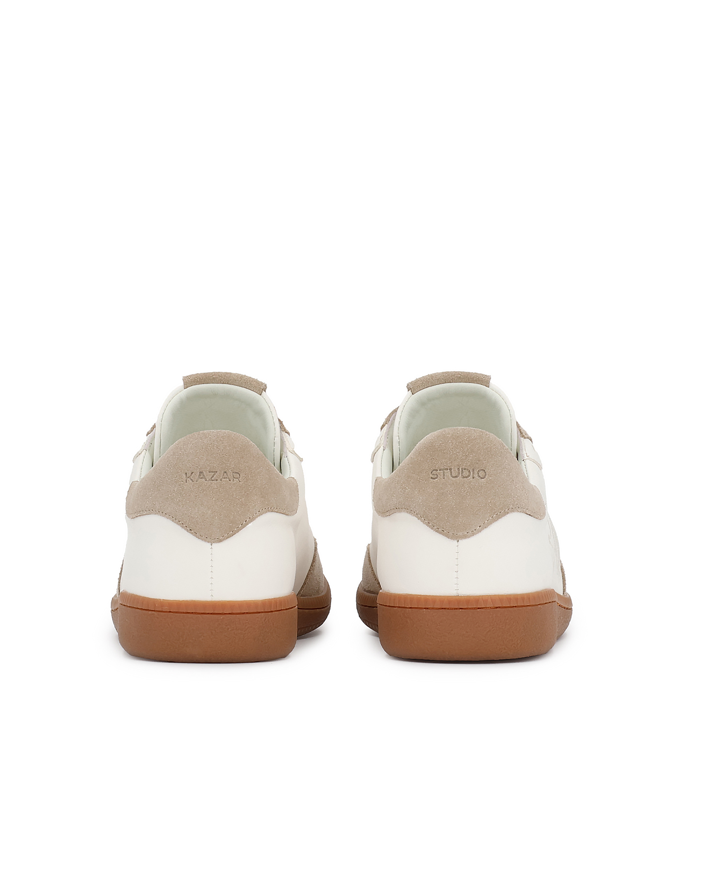 Sznurowane sneakersy z łączonych skór KS ALEXIS - Image #4