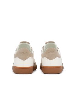 Sznurowane sneakersy z łączonych skór KS ALEXIS - Image #4