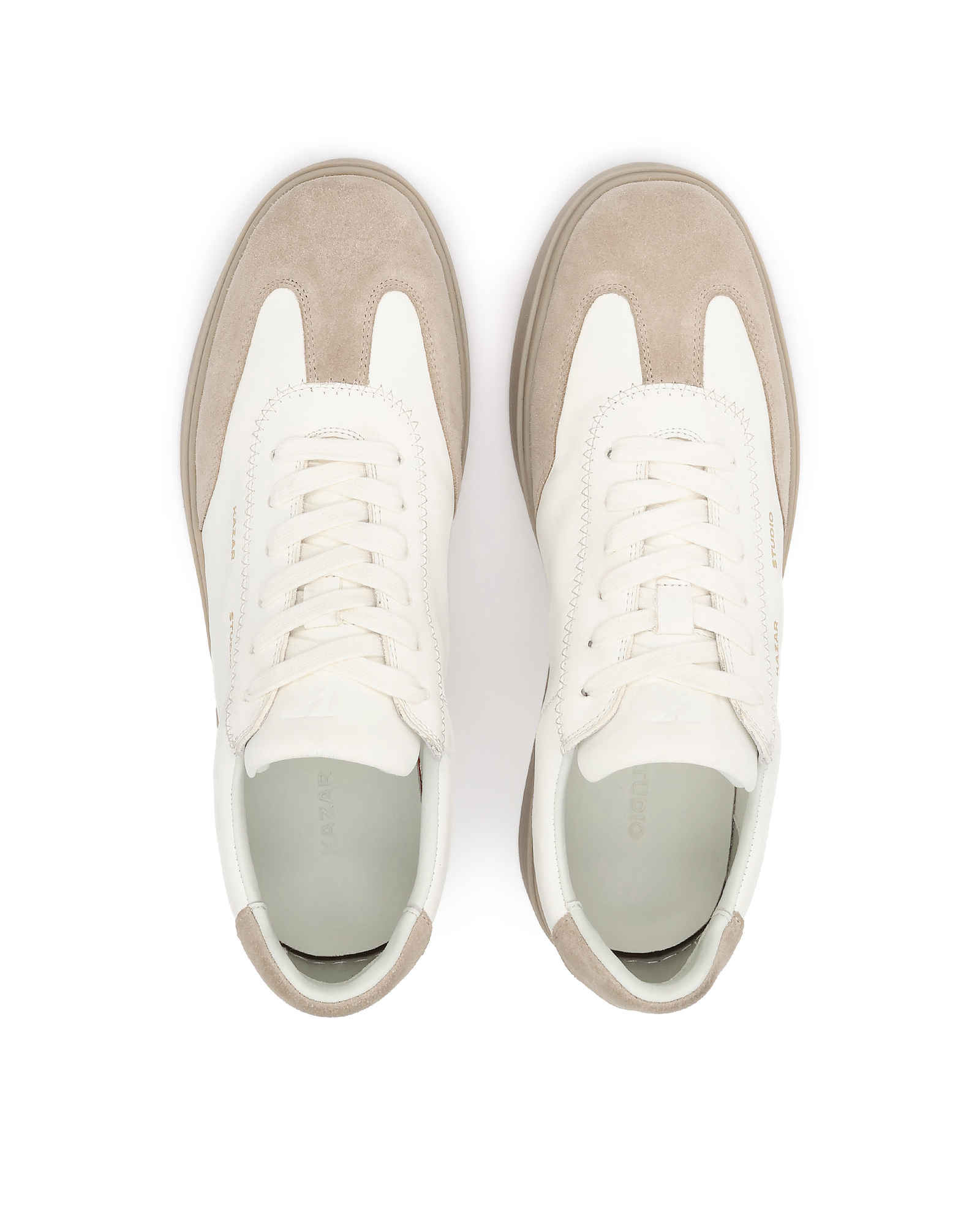 Sneakersy męskie z zamszu i skóry naturalnej KS ETIENNE - Image #5