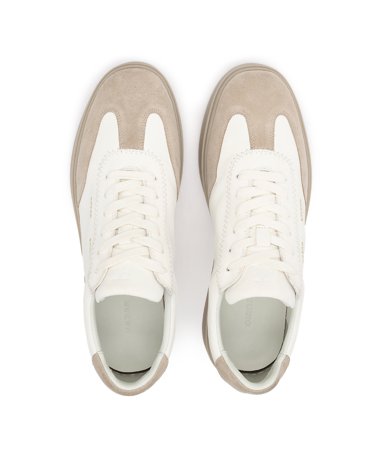 Sneakersy męskie z zamszu i skóry naturalnej KS ETIENNE - Image #5