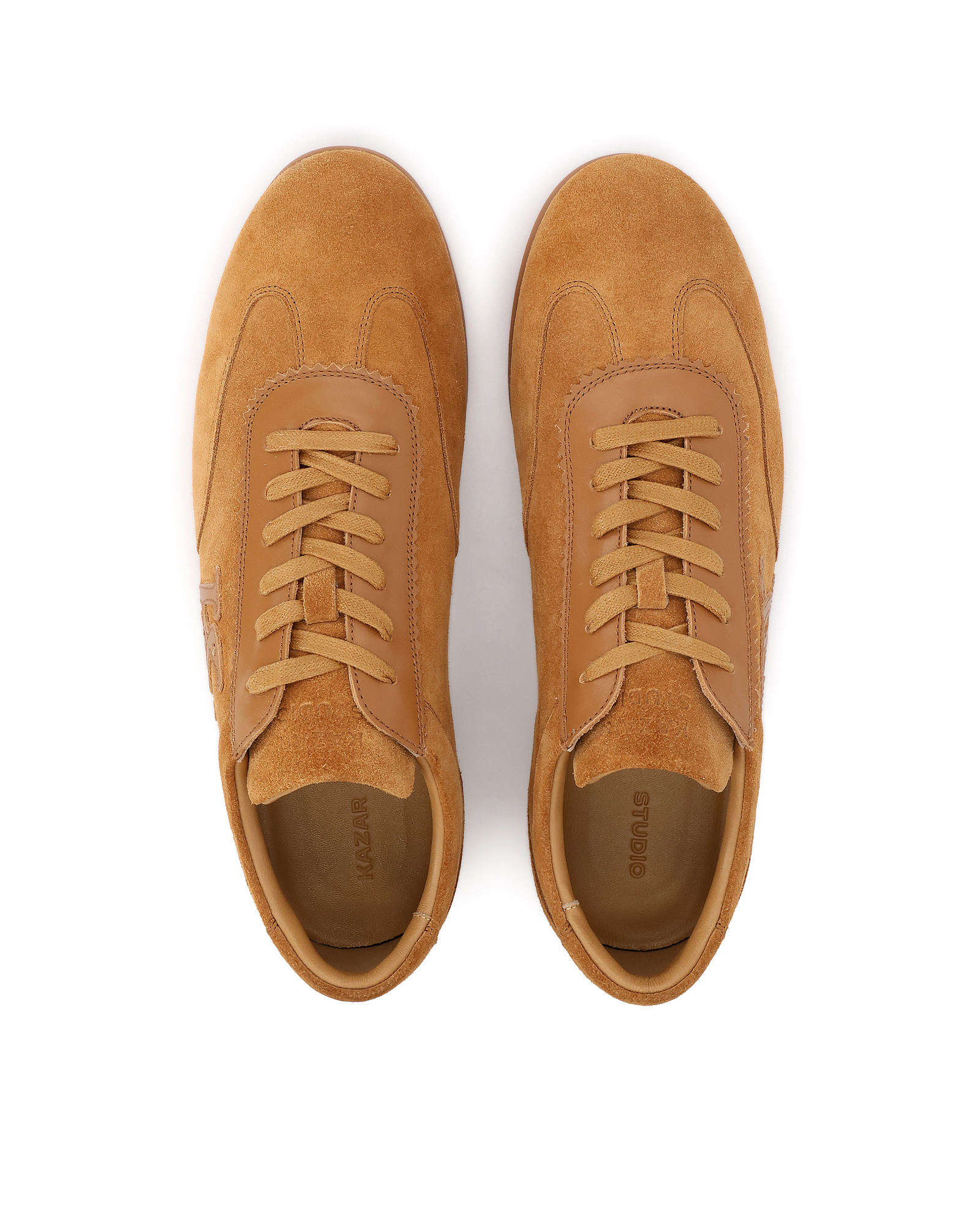 Półbuty z zamszu i skóry naturalnej w stylu smart casual KS MAXIME - Image #5