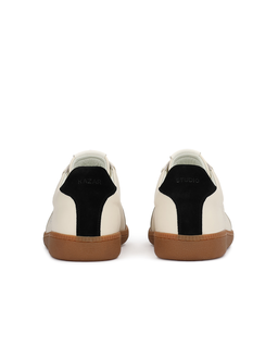 Sneakersy skórzane z kontrastową piętą KS ALEXIS - Image #4