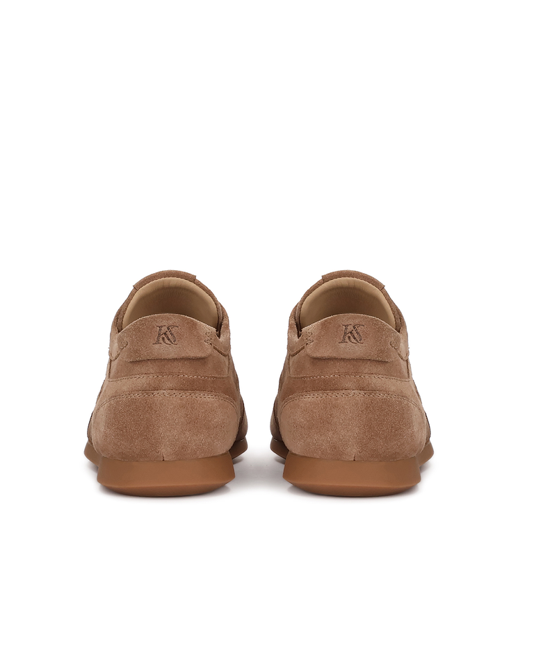Klasyczne męskie sneakersy z miękkiego zamszu KS NICAISE - Image #4
