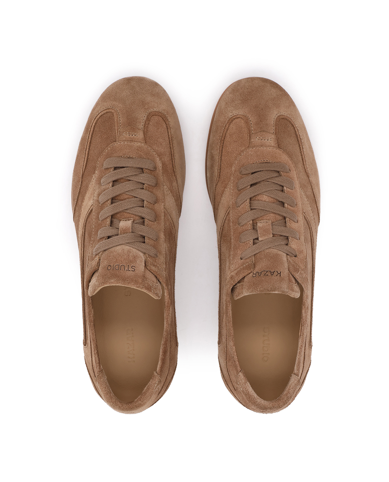 Klasyczne męskie sneakersy z miękkiego zamszu KS NICAISE - Image #5
