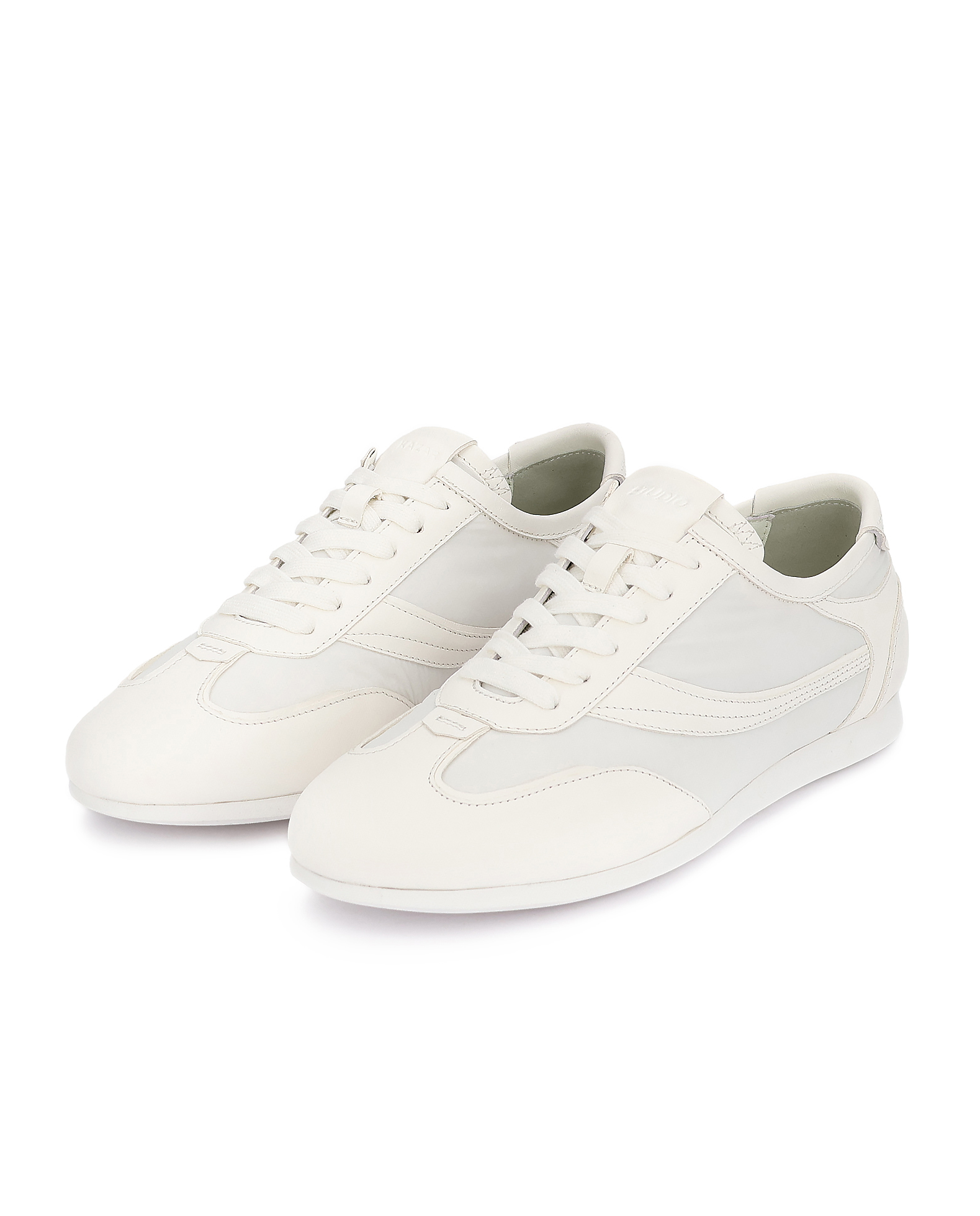 Białe sneakersy z naturalnej skóry KS NICAISE - Image #3