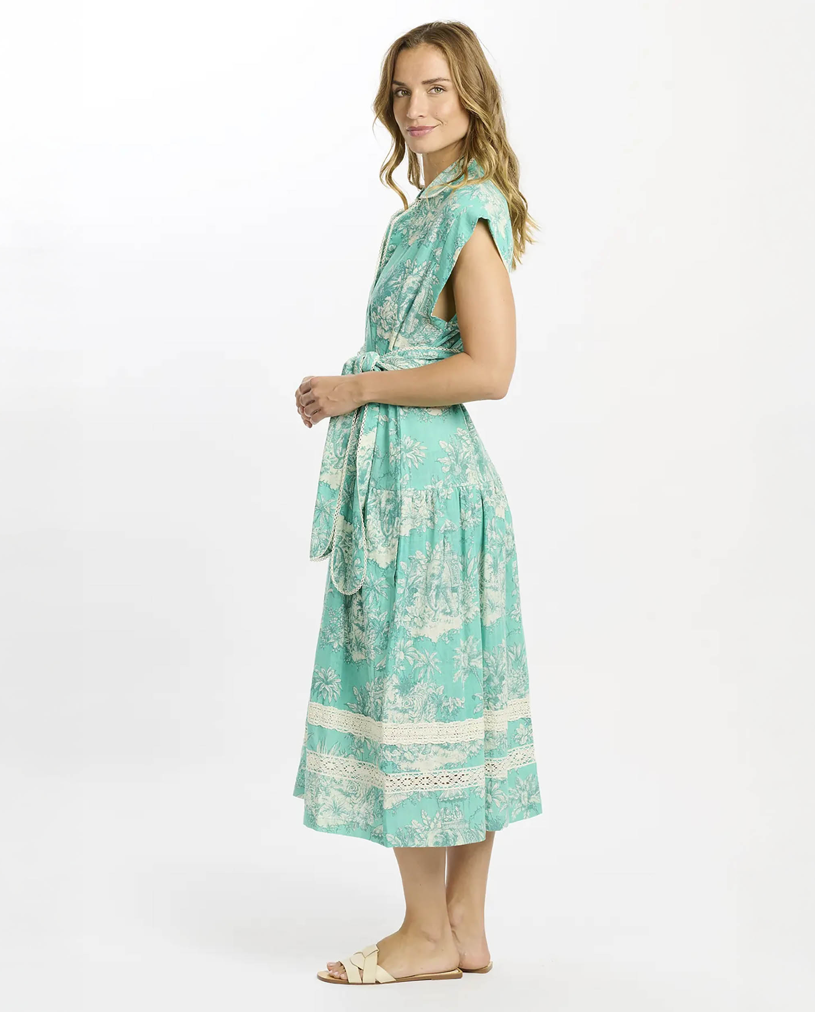 Sukienka midi Avani Aqua - Image #1