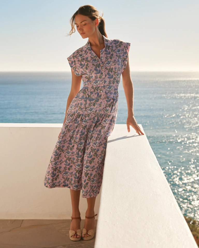 Sukienka midi Bruna Pink - Image #3