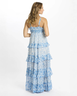 Błękitna sukienka maxi Bertille - Image #4