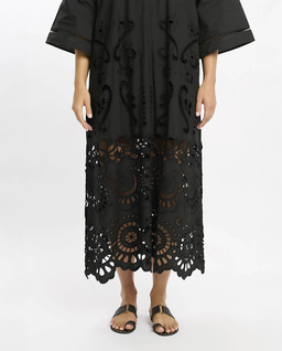 Czarna sukienka maxi Adria - Image #2