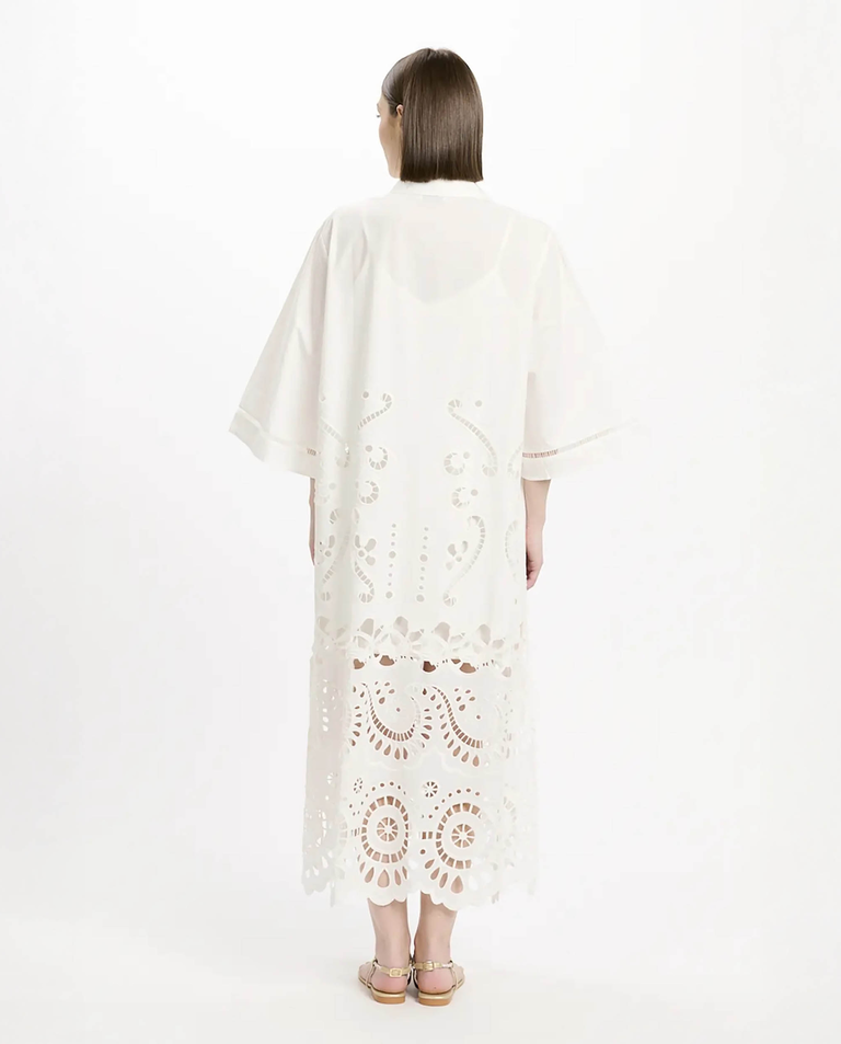 Biała sukienka maxi Adria - Image #3