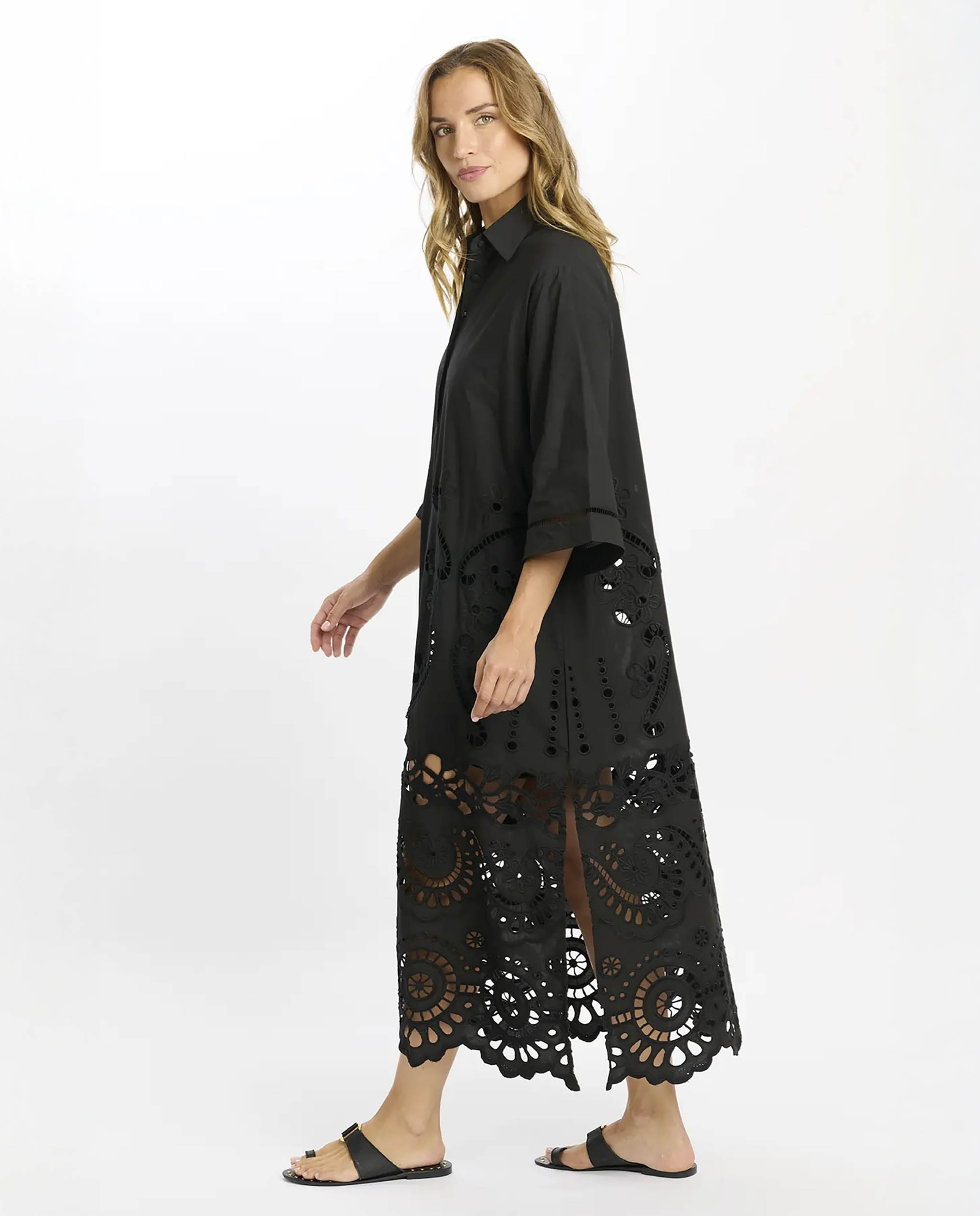 Czarna sukienka maxi Adria - Image #1