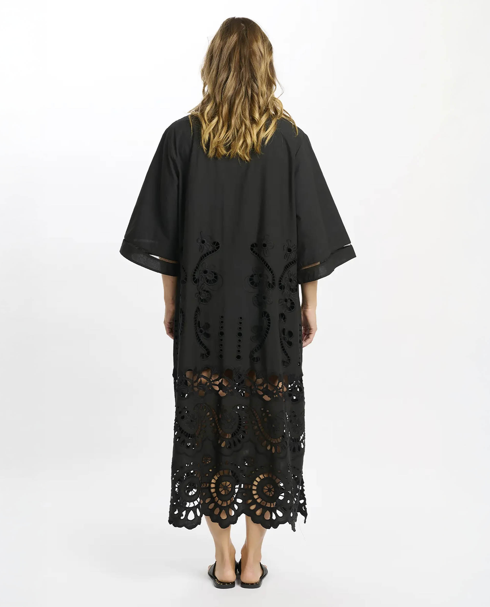 Czarna sukienka maxi Adria - Image #3