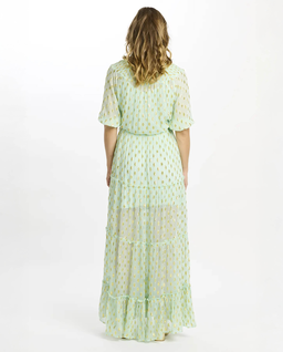 Miętowa sukienka maxi Betina - Image #2