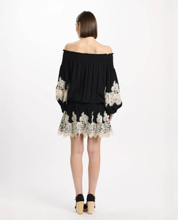 Czarna sukienka mini Laurel - Image #2