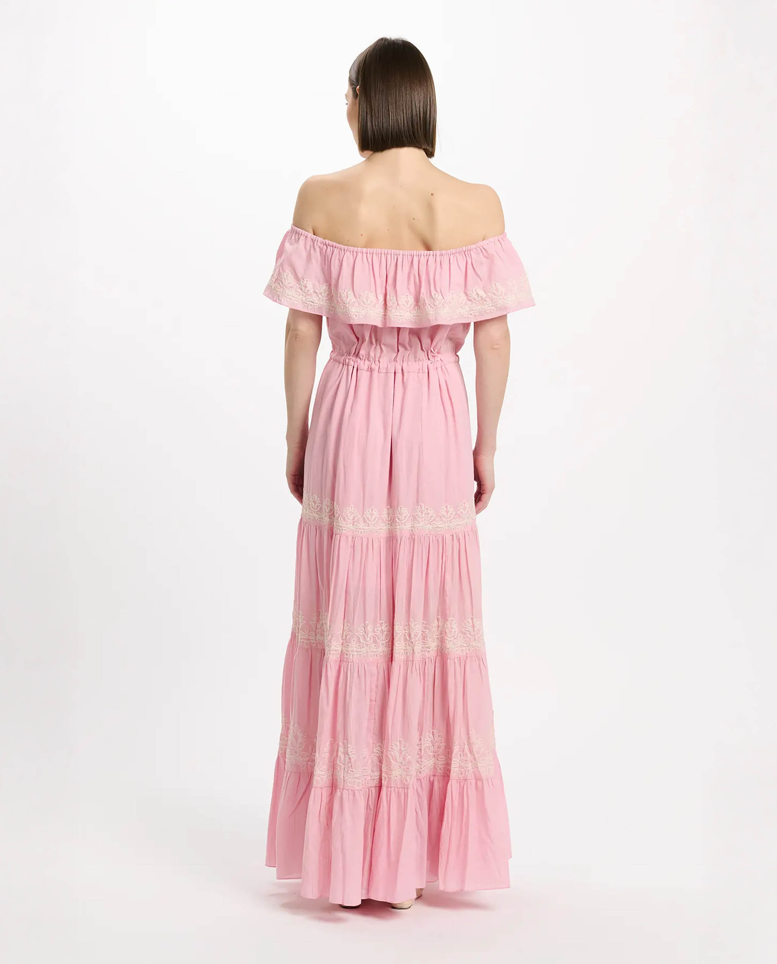 Różowa sukienka maxi Malone - Image #3