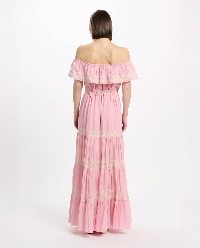 Różowa sukienka maxi Malone - Image #3
