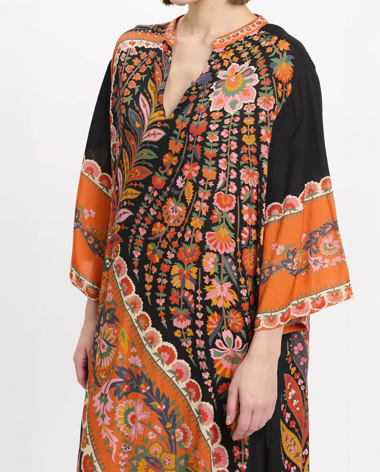 Sukienka maxi w kwiatowy print Lior