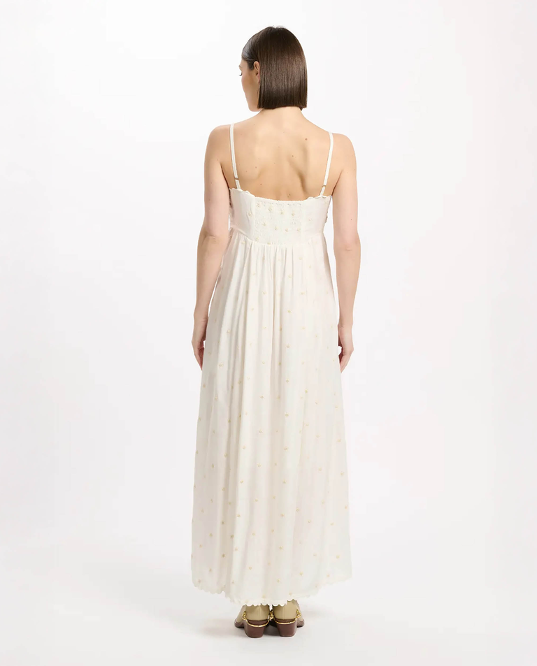 Biała sukienka maxi Kahina - Image #3