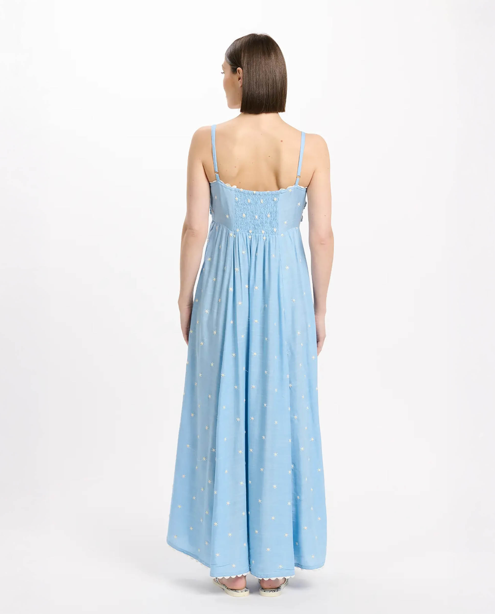Niebieska sukienka maxi Kahina - Image #2