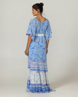 Sukienka maxi w kwiatowy print Kaira - Image #2