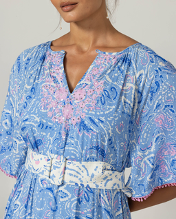 Sukienka maxi w kwiatowy print Kaira - Image #1