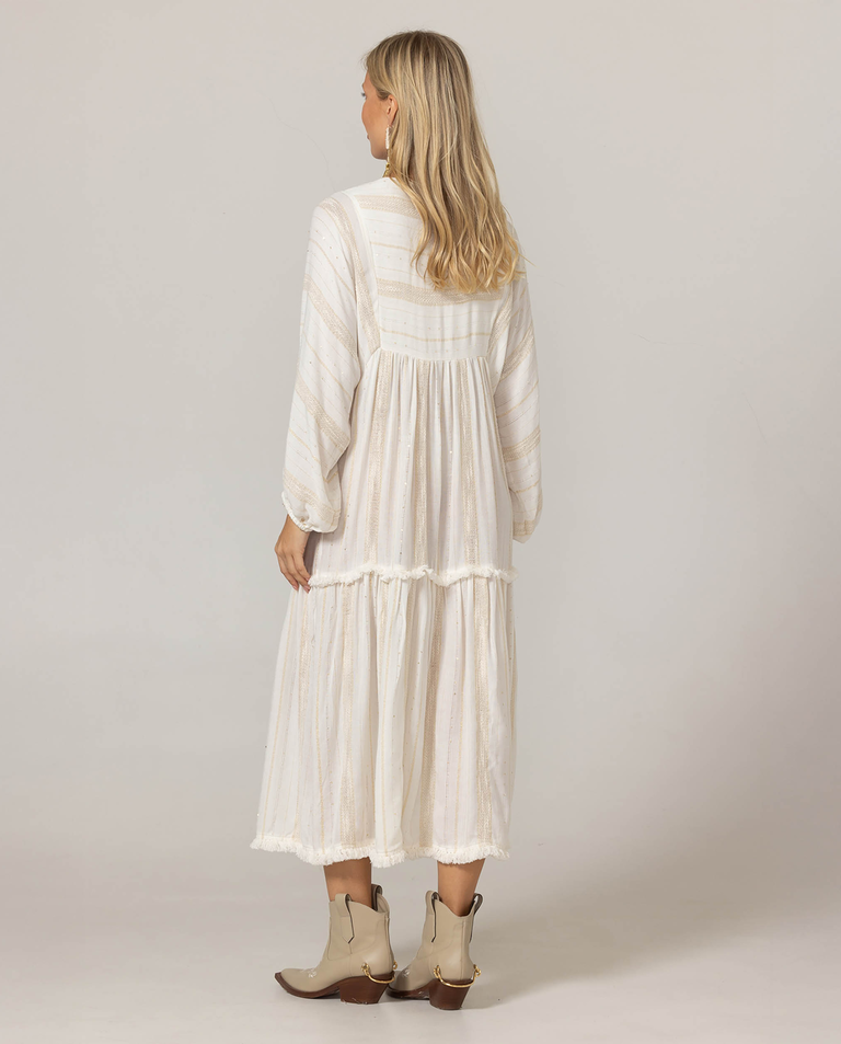 Biała sukienka boho Bree - Image #2
