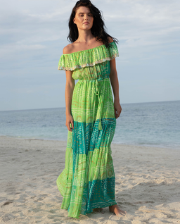 Zielona sukienka maxi Talya - Image #3