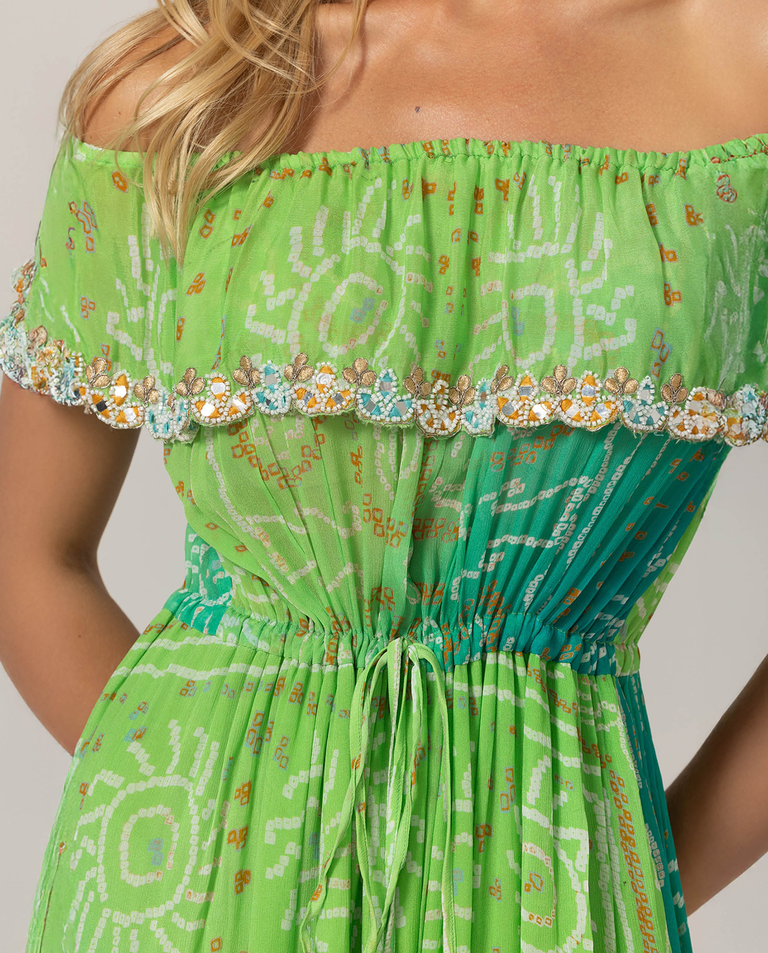 Zielona sukienka maxi Talya - Image #2
