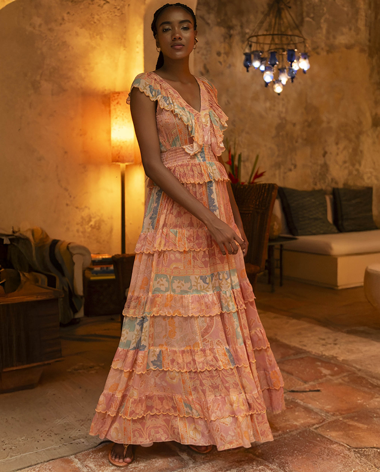 Sukienka maxi z printem Estefania - Image #4