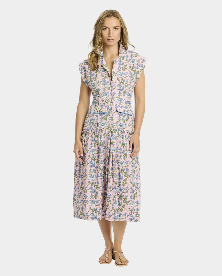 Sukienka midi Bruna Pink