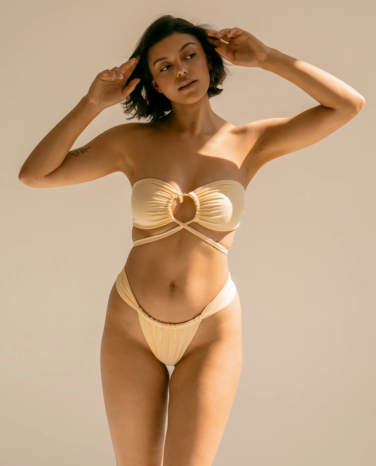 Dół od bikini Multiway Butter Yellow - Image #3