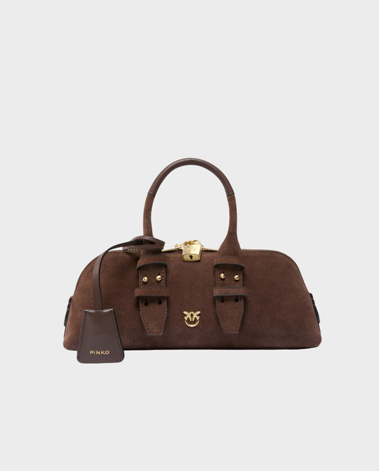 Brązowa torebka Bowling Bag Horizontal