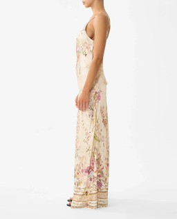 Kremowa sukienka w kwiaty Adorned in Aranjuez - Image #3