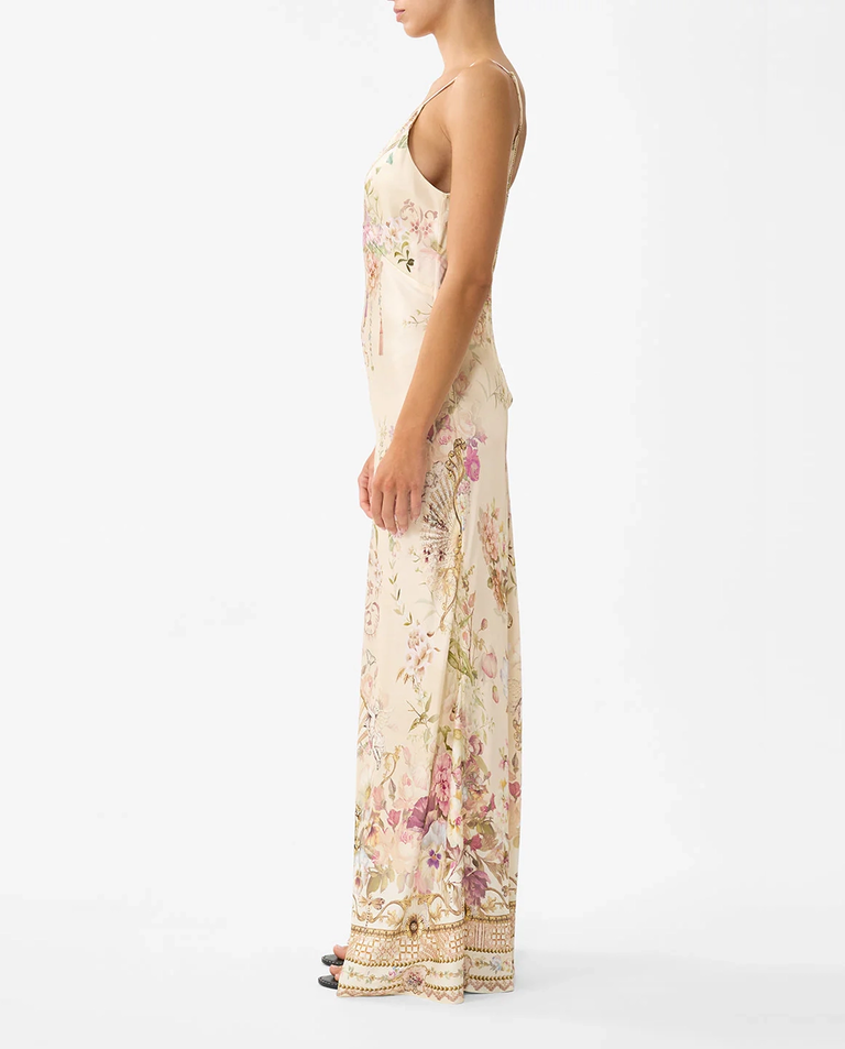 Kremowa sukienka w kwiaty Adorned in Aranjuez - Image #3