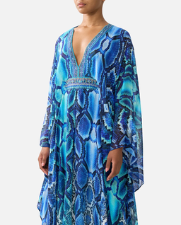 Niebieska sukienka The Sapphire Serpent - Image #3