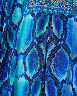 Niebieska sukienka The Sapphire Serpent - Image #4