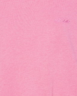 Jasnoróżowa bluza z logo Heavy Sweat - Image #5