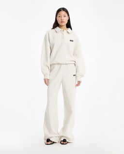Bawełniana bluza z kołnierzykiem polo - Image #2