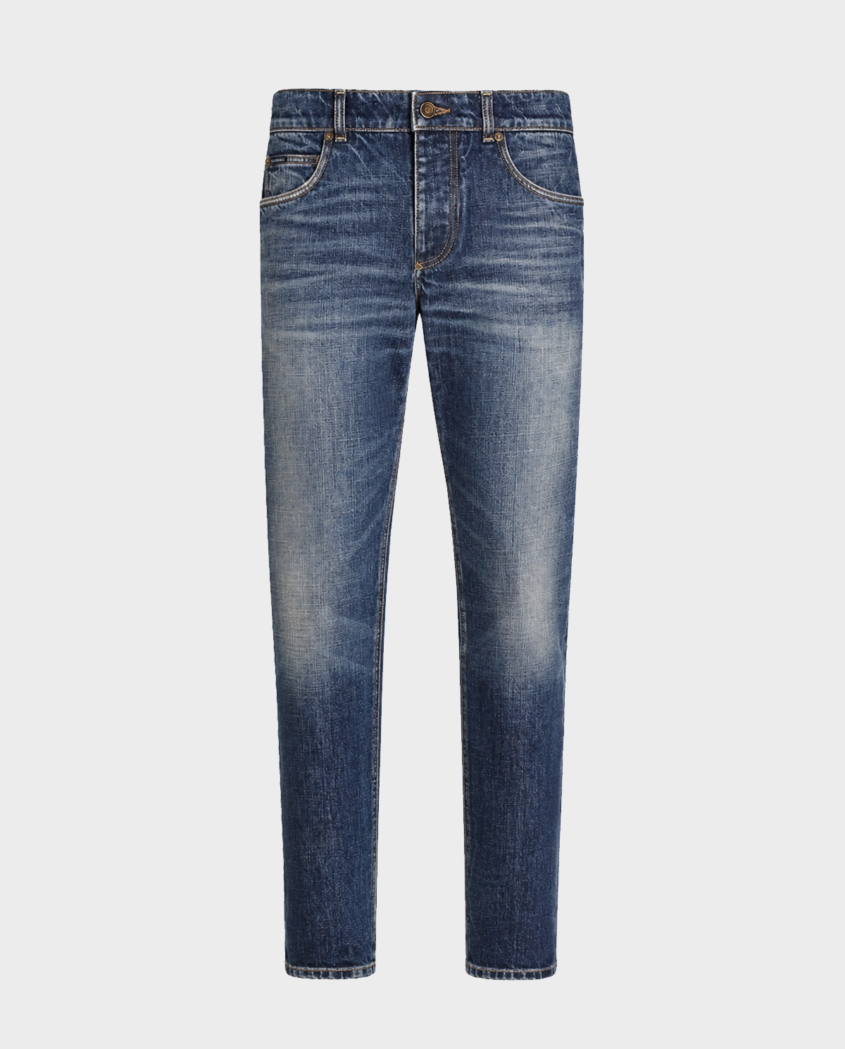 Granatowe jeansy Regular Fit - Image #0