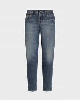 Granatowe jeansy Slim Fit - Image #0