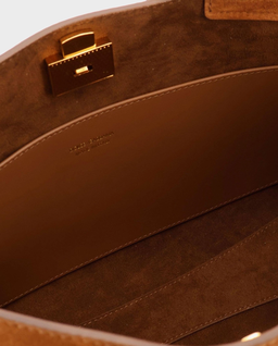 Brązowa zamszowa torebka Vittoria - Image #3