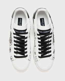 Białe skórzane sneakersy Portofino - Image #2