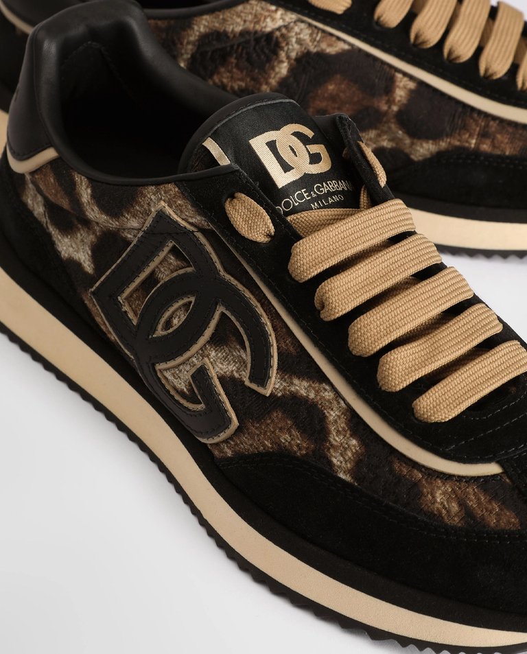 Sneakersy w panterkę DG Cushion - Image #3