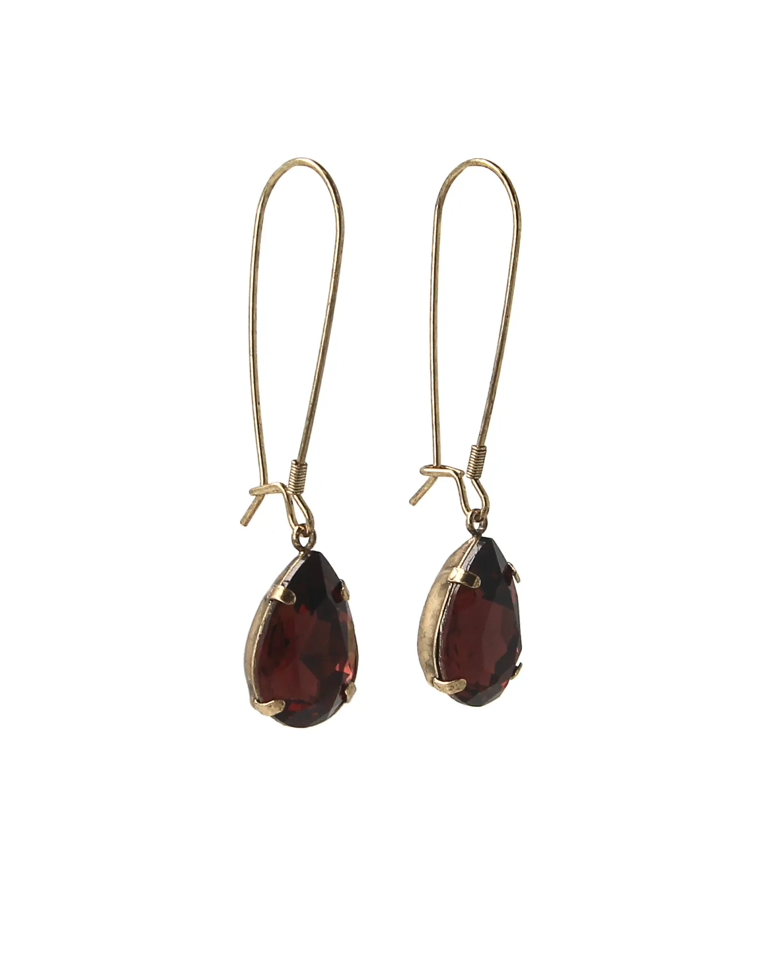 Kolczyki wiszące Ida Warm Amethyst - Image #1
