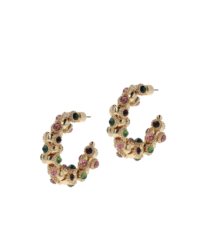 Kolczyki Vintage Barrel Hoops Multi